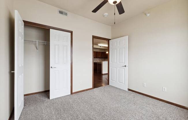 Bedroom with Large Closet