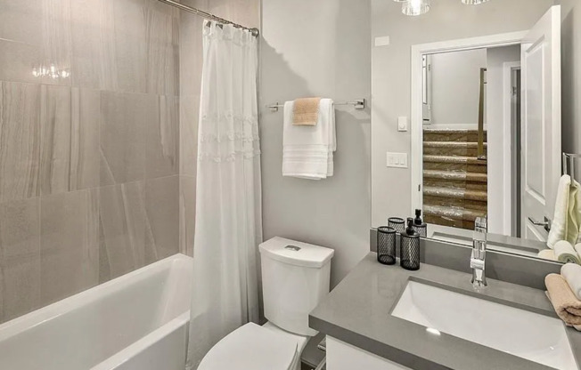 Contemporary 2-Bed Townhome with Rooftop Deck, A/C & EV Setup