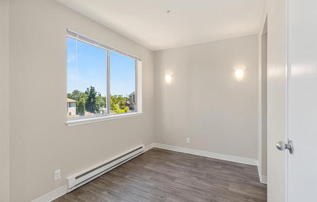 Bedroom with Hardwood Floors
