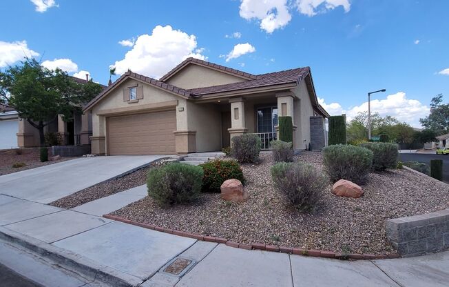 Beautiful Single Story Summerlin Home on a corner lot.