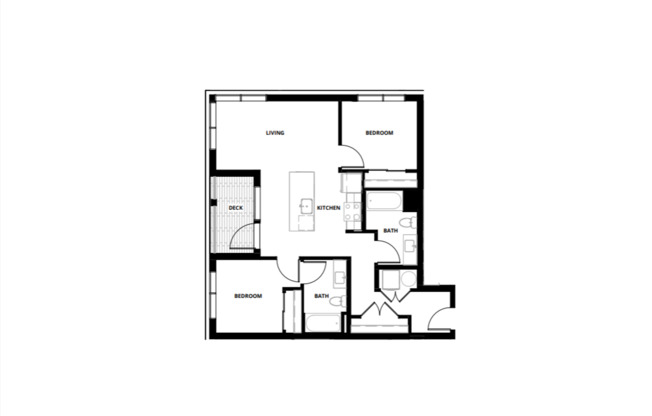 2 beds, 2 baths, 873 sqft, $4,450, Unit 502