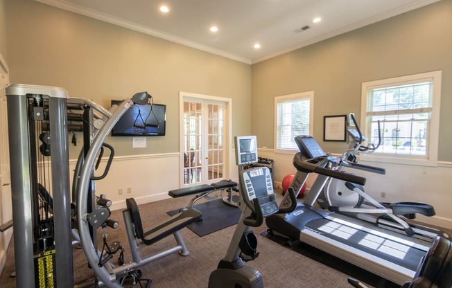 This is a photo of the 20-hour fitness center at Washington Park Apartments in Centerville, OH.