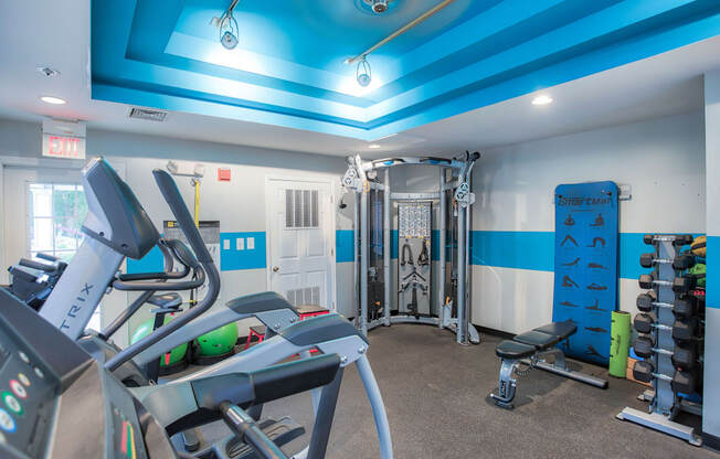 Fitness Center at Middletown Brooke Apartments, Connecticut, 06457