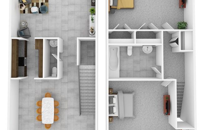2 beds, 1.5 baths, 1,159 sqft, $1,049, Unit F-03