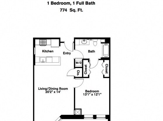 1 bed, 1 bath, 759 sqft, $3,600, Unit 310