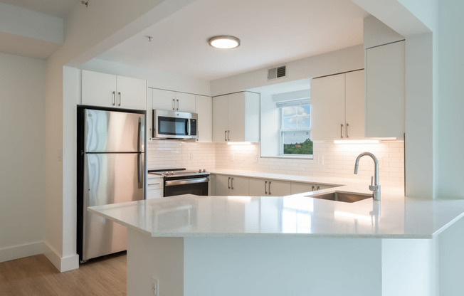 Kitchen with Stainless Steel Appliances