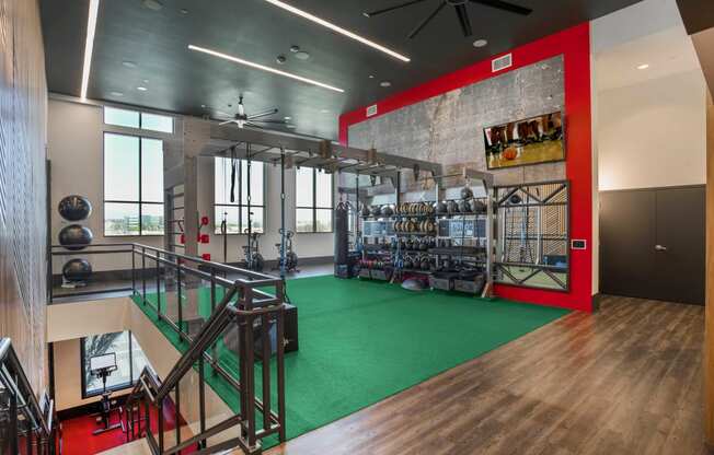 fitness center at Core