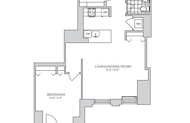 1 bed, 1 bath, 848 sqft, $5,776, Unit 2410