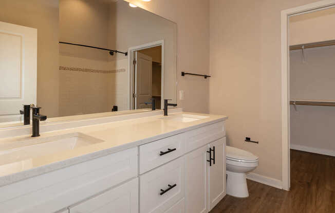 Bathroom with Double Vanity