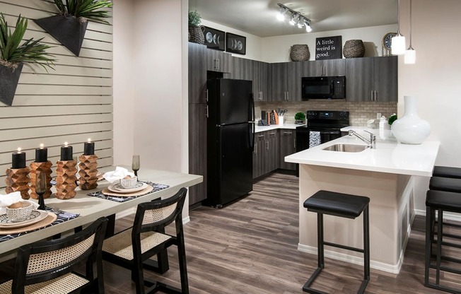 large kitchen