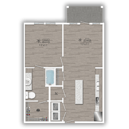 1 bed, 1 bath, 720 sqft, $1,792