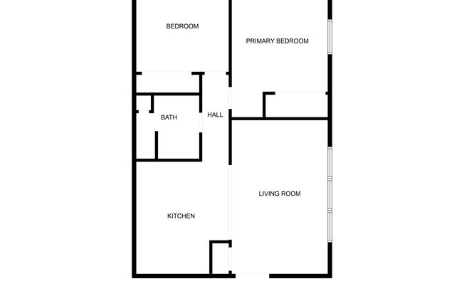 2 beds, 1 bath, $795, Unit 816-3