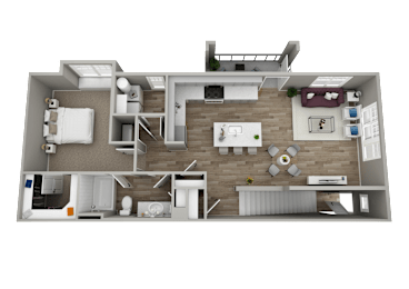 1 bed, 1 bath, 946 sqft, $1,825