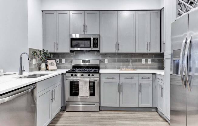 Fully Equipped Kitchen With Modern Appliances at One500, New Jersey