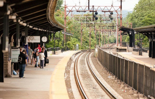 Railway station nearby Sterling Parc at Hanover NJ