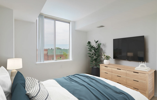 Bedroom with Hard Surface Flooring