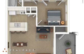 1 bed, 1 bath, 531 sqft, $1,048