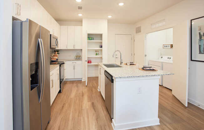 Kitchen with Stainless Steel Appliances