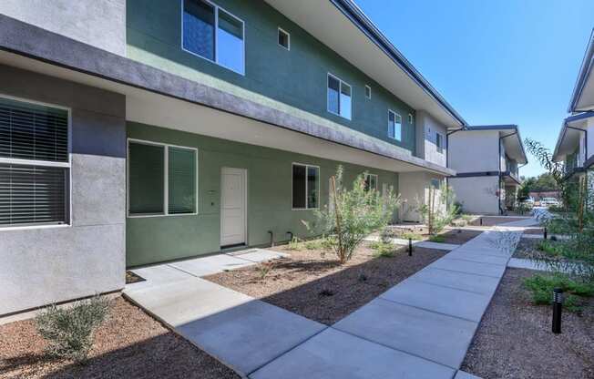 The Hedrick on Mountain Townhome-Style Apartments in Tucson, Arizona Exterior