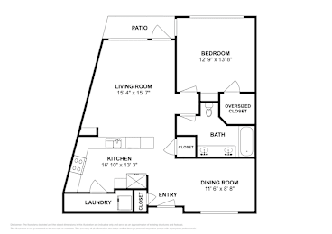 1 bed, 1 bath, 881 sqft, $1,600