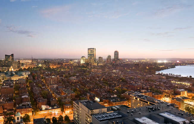 Views of Beacon Hill and Back Bay