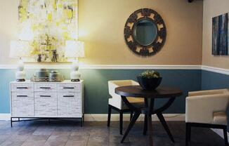 Office area seating at NOHO GALLERY Apartments, North Hollywood , CA 91601