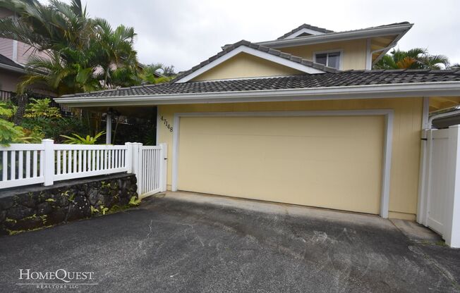 Large Bright, Clean Pet Friendly Kaneohe Rental - 3/2.5, Garage and PV