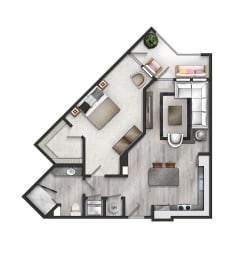 1 bed, 1 bath, 778 sqft, $1,510