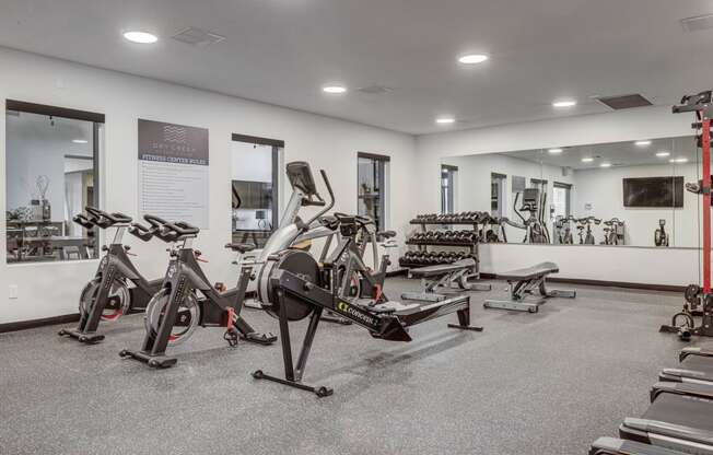 the gym at the preserve at green valley townhomes co