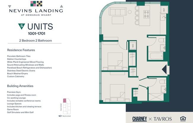 2 beds, 2 baths, $7,050, Unit 1001