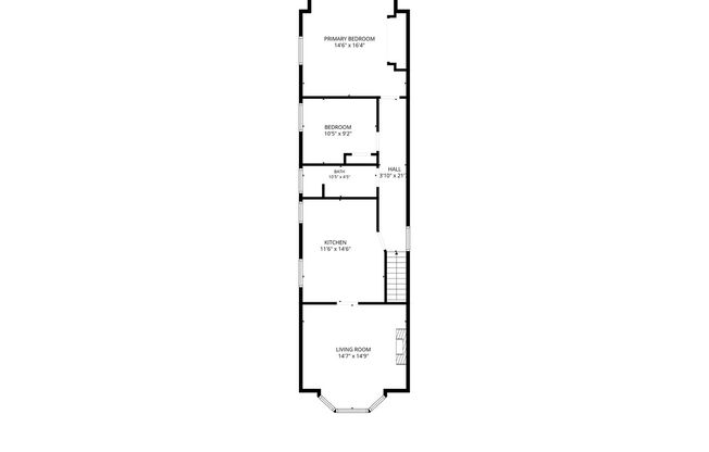 2 beds, 1 bath, 1,200 sqft, $1,400, Unit 2nd Fl