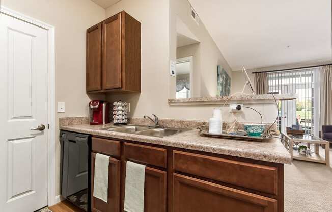 kitchen in apartment