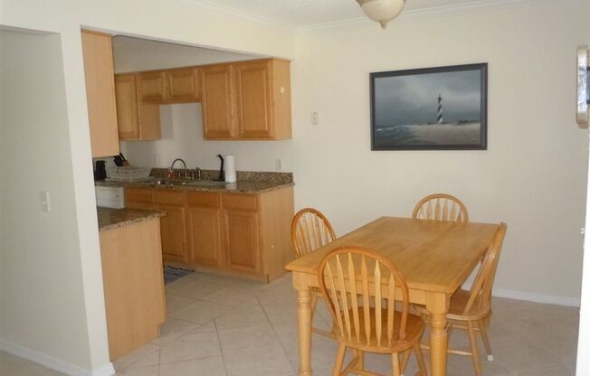 Walk to the Beach from your 2 Bedroom 2 Bath 1st Floor Condo!