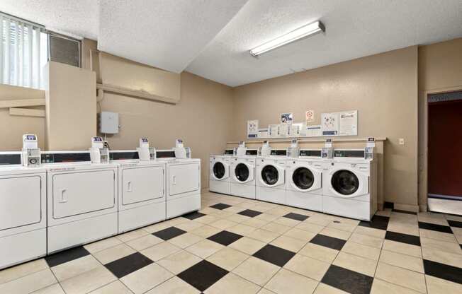 Apartments in West Hills CA - Laundry Facility Featuring Various Washer and Dryer