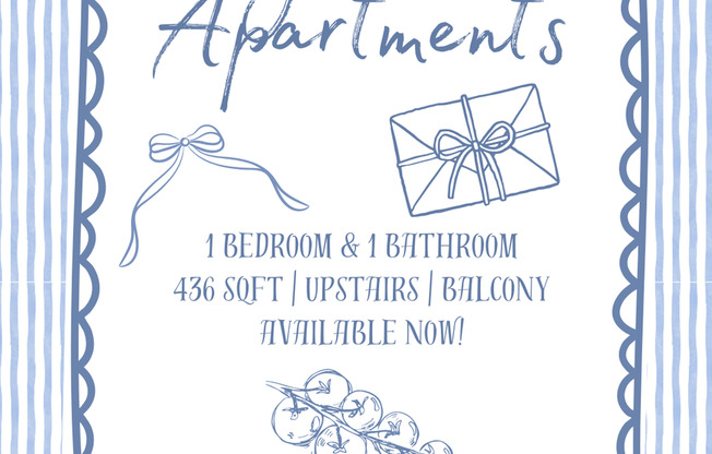 1 bed, 1 bath, 436 sqft, $1,795, Unit 58