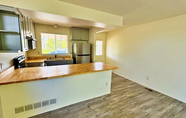 Newer Kitchen! Newer Flooring! Newer Paint! 3 Bed 1 Bath 2 Car Garage in Green Valley Ranch!!