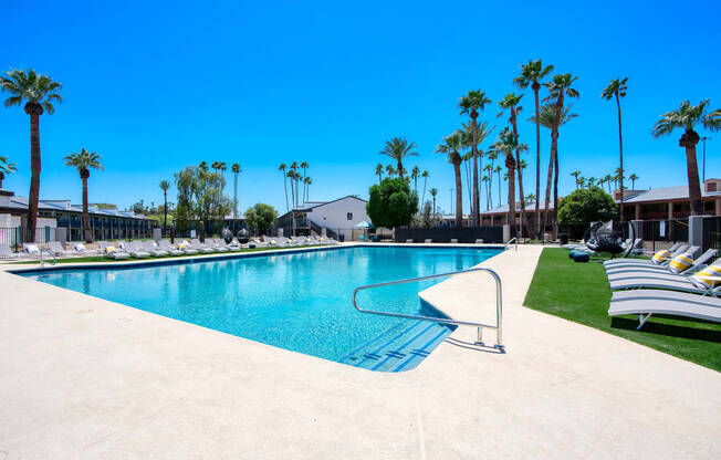 the swimming pool at the resort at longboat key club at Presidio Palms Apartments, Tucson, Arizona