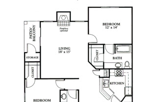 2 beds, 2 baths, 1,139 sqft, $1,575, Unit 0135