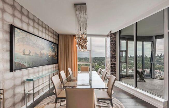 Experience Downtown Bellevue Luxury - Fully Furnished 3 Bed / 3 Bath Condo in One88