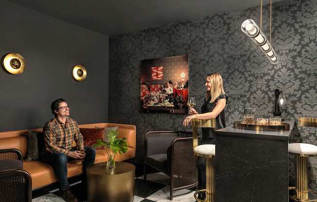 speakeasy with people
