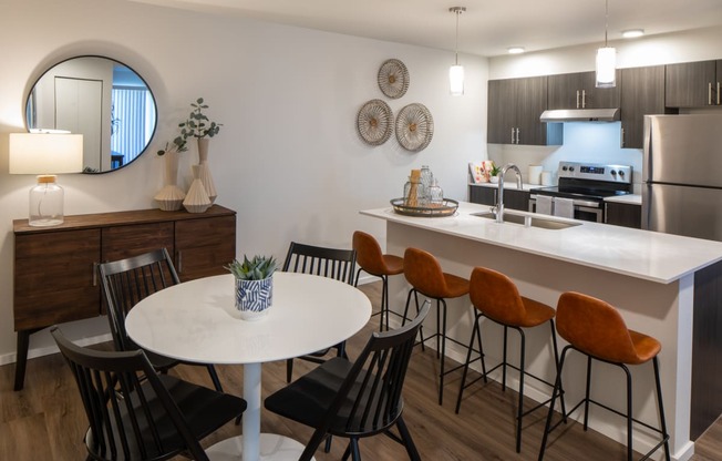 sunrise apartments light finished kitchen