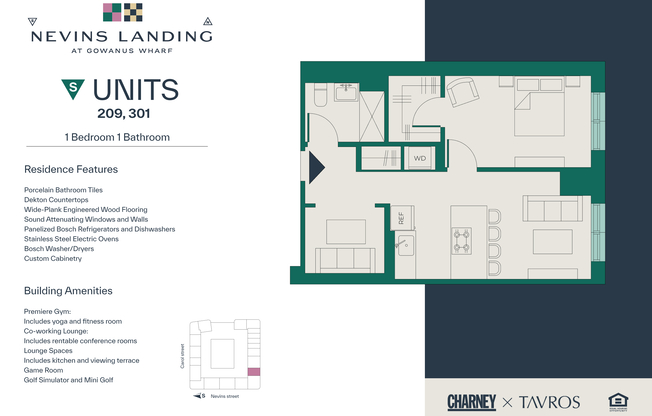 1 bed, 1 bath, $5,550, Unit 301