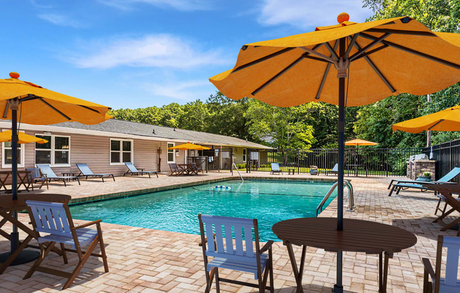 Pool at South Square Townhomes, Durham, NC