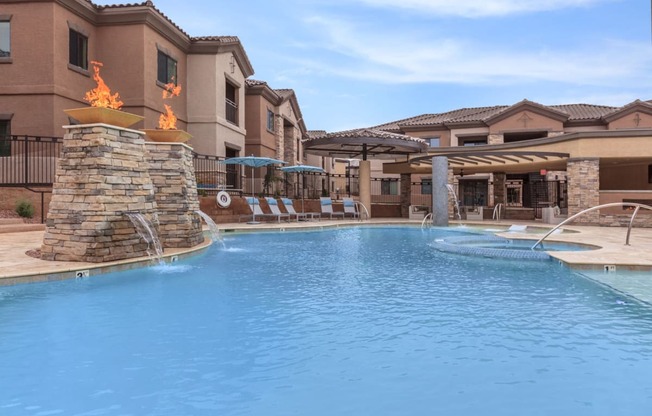 Resort style swimming pool | Canyons at Linda Vista Trail
