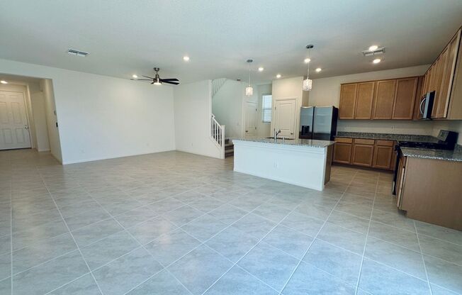 Brand new home in Saguaro Ranch community with a full bed & bath downstairs!