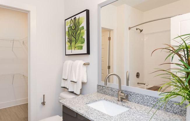 Luxurious Bathrooms at Link Apartments® Linden, North Carolina
