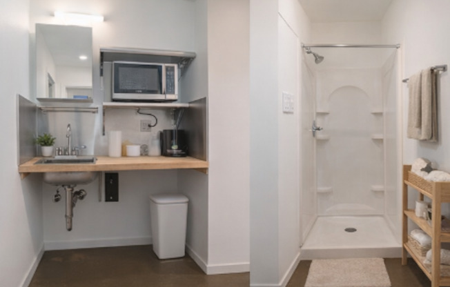 Studio, 1 bath, 157 sqft, $699, Unit 2E