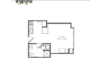 Studio, 1 bath, 408 sqft, $1,439, Unit 912