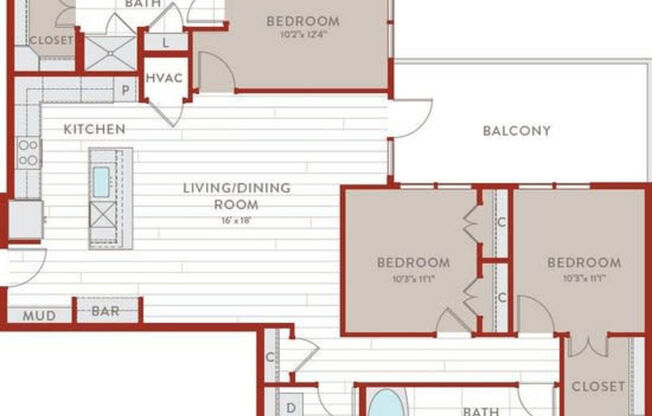 3 beds, 2 baths, 1,434 sqft, $2,553