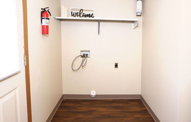 apartments with washer/dryer connections